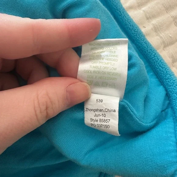 Lilly Pulitzer Blue Full-Zip Fleece Jacket - Picture 5 of 6